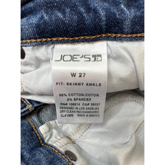 Joe’s Jeans Busted Knees Blue Jeans Capsule School Casual Everyday - Picture 7 of 10